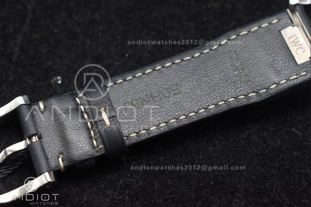 Pilot Mark XX IW328203 ZF 1:1 Best Edition Blue Dial on Dark Blue Leather Strap A Comfortable 293