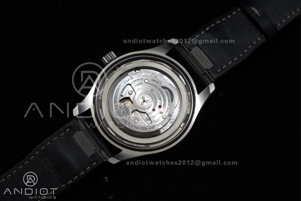 Pilot Mark XX IW328203 ZF 1:1 Best Edition Blue Dial on Dark Blue Leather Strap A Comfortable 293