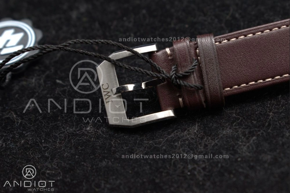 Pilot Mark XX IW328205 ZF 1:1 Best Edition Green Dial on Brown Leather Strap A UrbanChic 1005