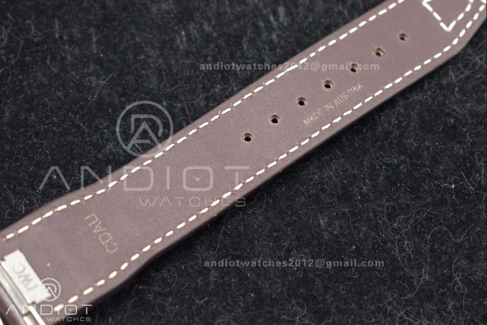 Pilot Mark XX IW328205 ZF 1:1 Best Edition Green Dial on Brown Leather Strap A UrbanChic 1005