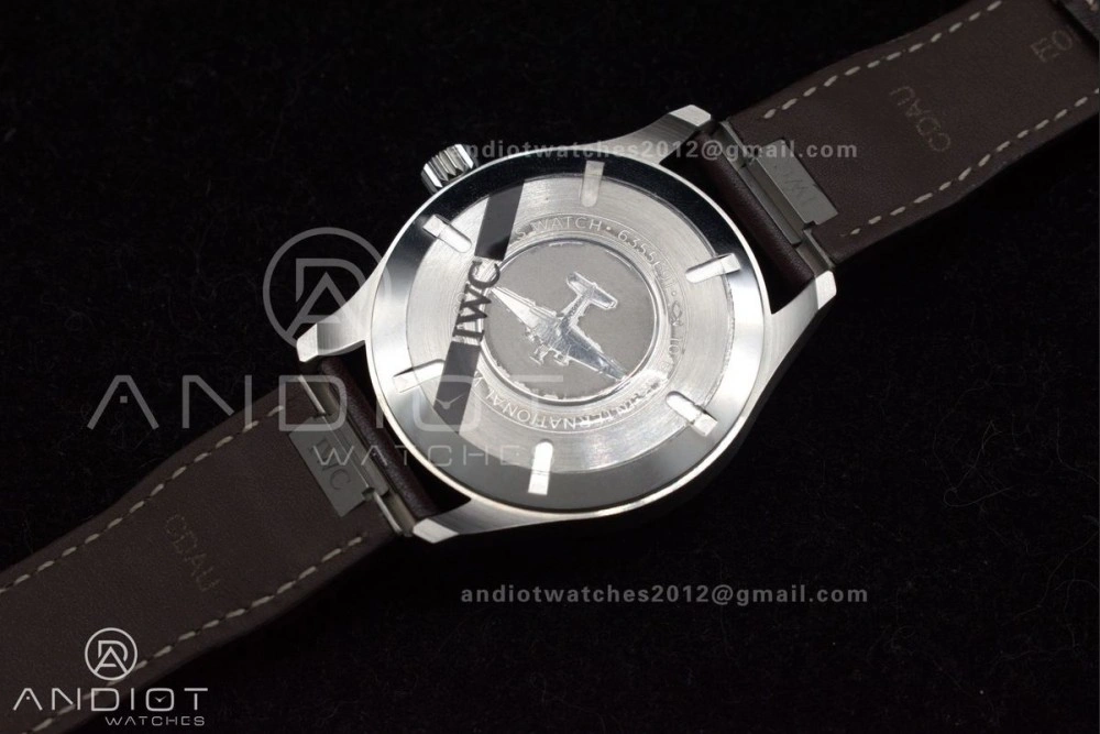 Pilot Mark XX IW328205 ZF 1:1 Best Edition Green Dial on Brown Leather Strap A UrbanChic 1005
