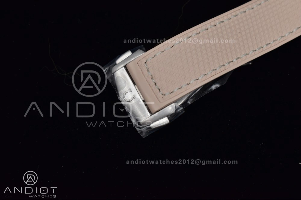 Snug Planet Ocean 43.5mm SS VSF 1:1 Best Edition Brown Bezel Sand Dial on Sand Rubber Strap A8900 Super Clone 40