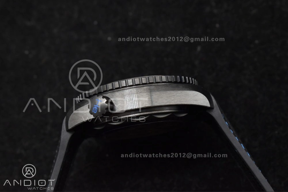 Premium Planet Ocean 45.5mm Deep Black Blue Real Ceramic VSF 1:1 Best Edition on Black Nylon Strap A8906 Super Clone 1023