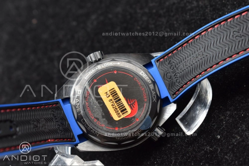 Planet Ocean 45.5mm Deep Black Real Ceramic VSF 1:1 Best Edition on Black Nylon Strap A8906 Super Clone Upgraded 1008