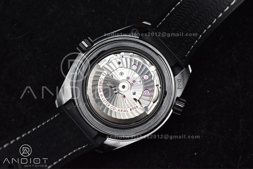 Planet Ocean 45.5mm Deep Black Real Ceramic VSF 1:1 Best Edition on Black Nylon Strap A8906 Super Clone Upgraded 48