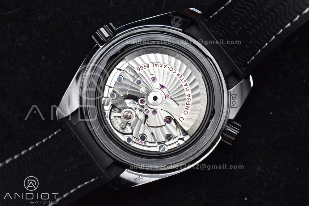 Planet Ocean 45.5mm Deep Black Real Ceramic VSF 1:1 Best Edition on Black Nylon Strap A8906 Super Clone Upgraded 48