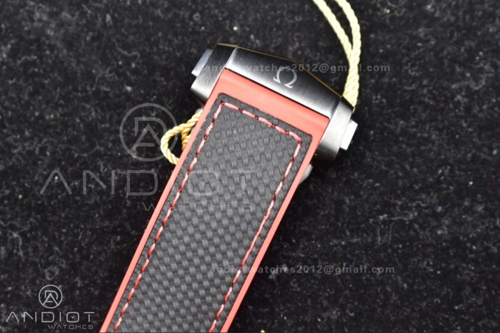 Affordable Planet Ocean 45.5mm Deep Black red Real Ceramic VSF 1:1 Best Edition on Black Nylon Strap A8906 Super Clone 1016