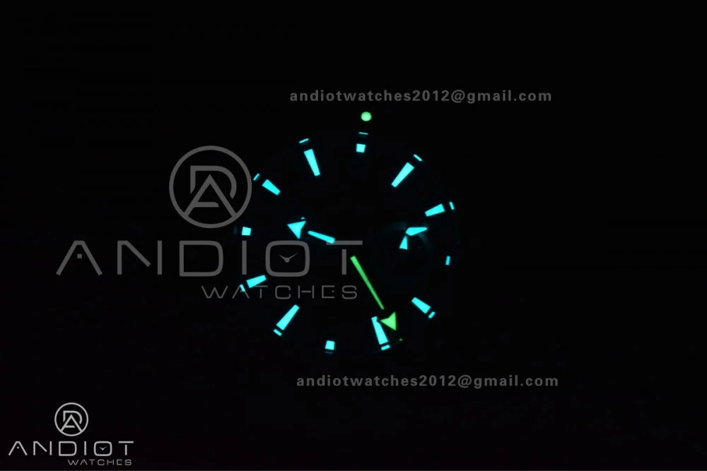 SmoothTexture Planet Ocean Master Chrono Deep Black Ceramic M+SF 1:1 Best Edition Black Dial on Blue Rubber Strap A 42