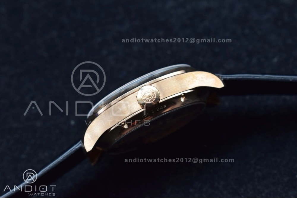 Portugieser Perpetual Calendar RG 5033 APSF 1:1 Best Edition White Dial on Black Leather Strap A52610 Clone Efficient 295