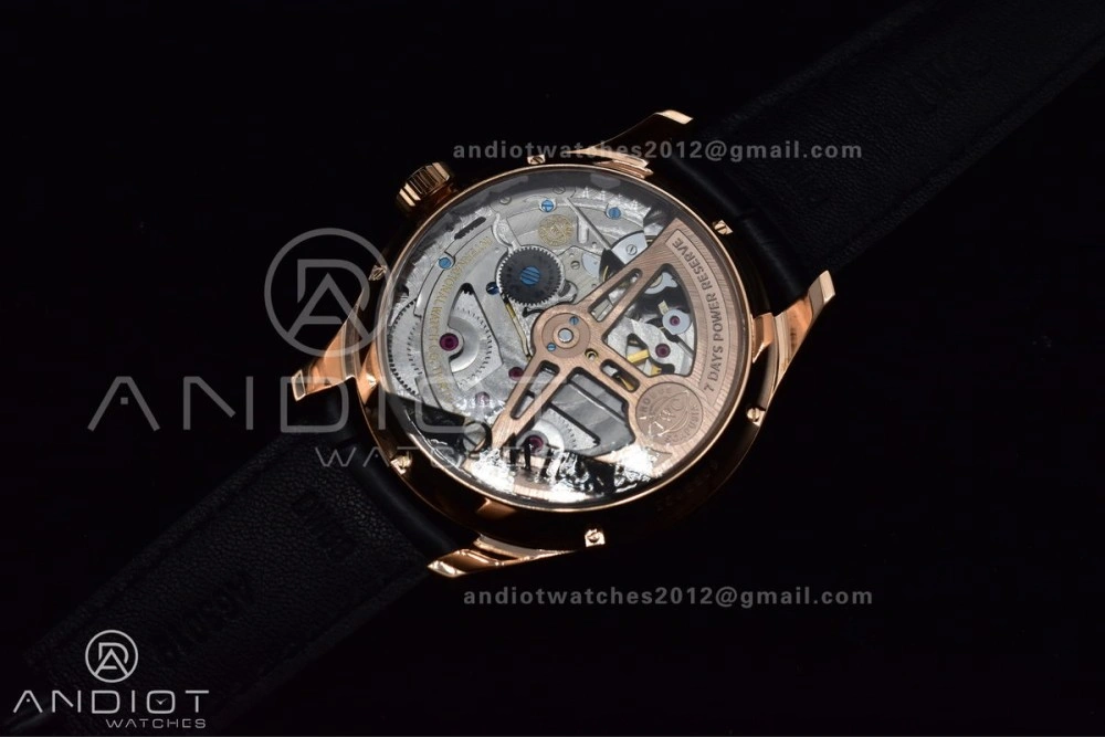 Portugieser Perpetual Calendar RG 5033 APSF 1:1 Best Edition White Dial on Black Leather Strap A52610 Clone Efficient 295