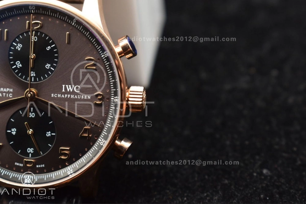 Portuguese Chrono IW371482 ZF 1:1 Best Edition on Black Leather Strap A7750 (Same Thickness as Genuine) Stylish 444