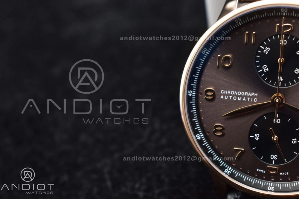 Portuguese Chrono IW371482 ZF 1:1 Best Edition on Black Leather Strap A7750 (Same Thickness as Genuine) Stylish 444