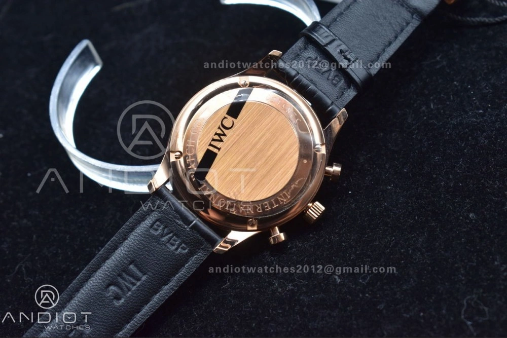 Portuguese Chrono IW371482 ZF 1:1 Best Edition on Black Leather Strap A7750 (Same Thickness as Genuine) Stylish 444