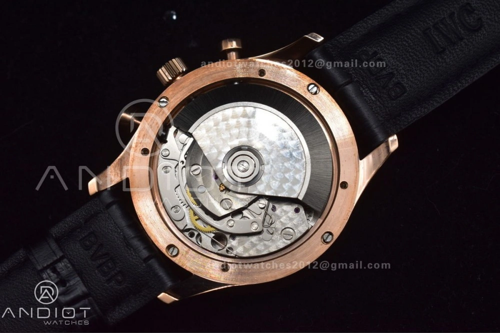 Portuguese Chrono IW371482 ZF 1:1 Best Edition on Black Leather Strap A7750 (Same Thickness as Genuine) Stylish 444