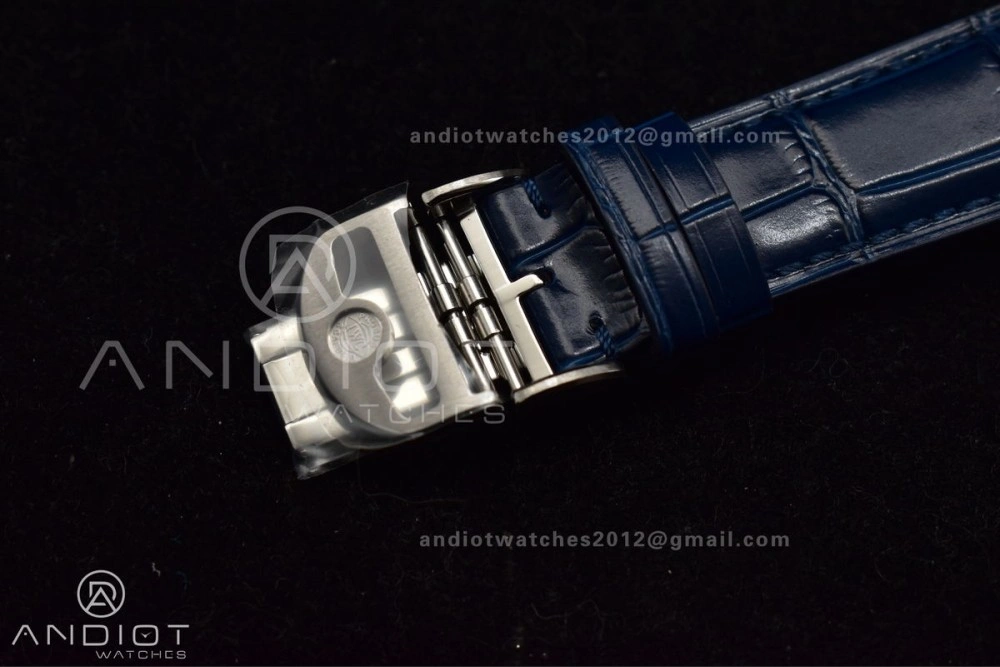 Portuguese Chrono IW371620 ZF 1:1 Best Edition White Blue Dial on Blue Leather Strap A Functional 1019
