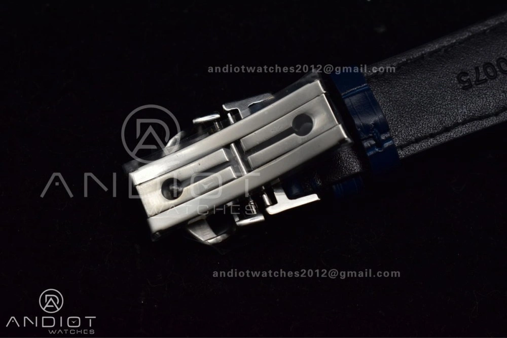 Portuguese Chrono IW371620 ZF 1:1 Best Edition White Blue Dial on Blue Leather Strap A Functional 1019