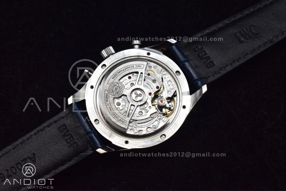 Portuguese Chrono IW371620 ZF 1:1 Best Edition White Blue Dial on Blue Leather Strap A Functional 1019