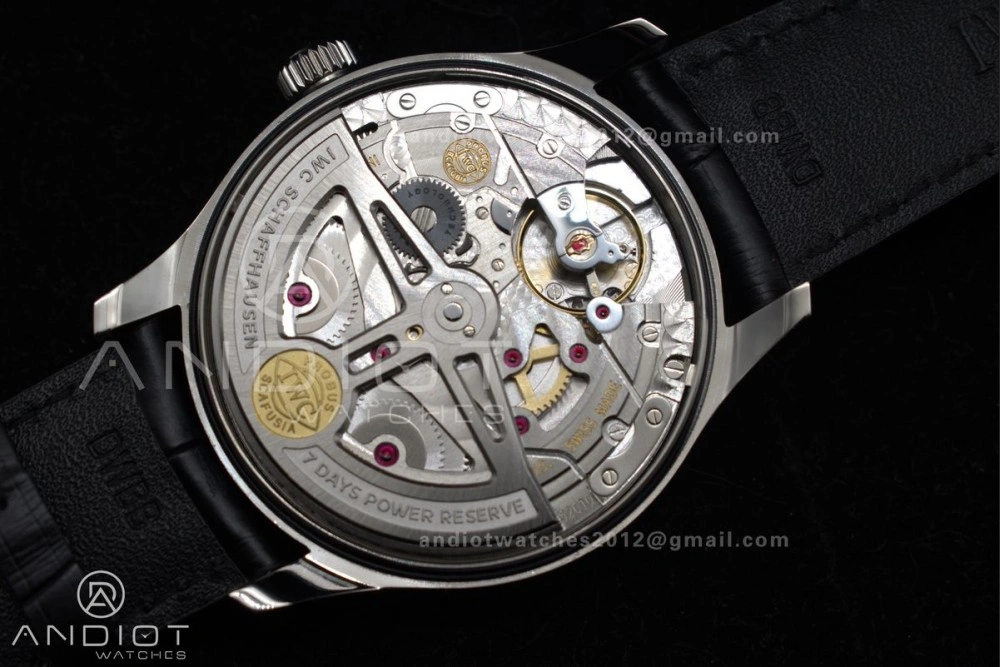 Portuguese Real PR IW500714 ZF 1:1 Best Edition Red Dial on Black Leather Strap A52010 V Elegant 1022