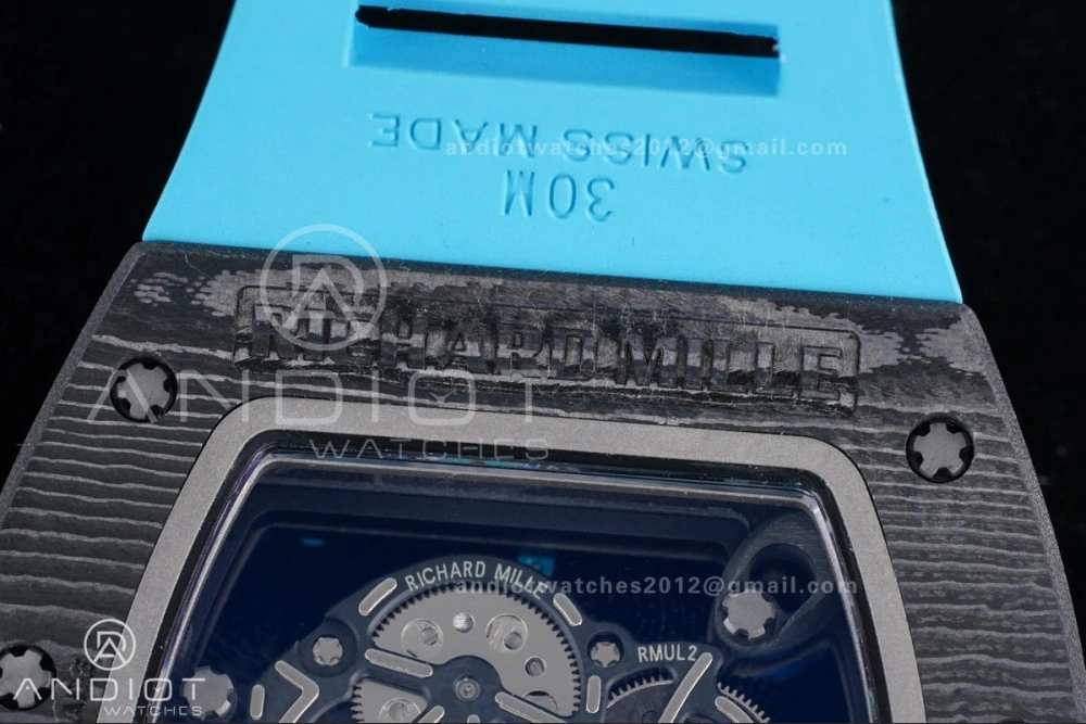 ZeroBulk RM055 NTPT APSF 1:1 Best Edition Blue Inner Bezel Blue Crown On Blue Rubber Strap RMUL2 Super Clone 1228