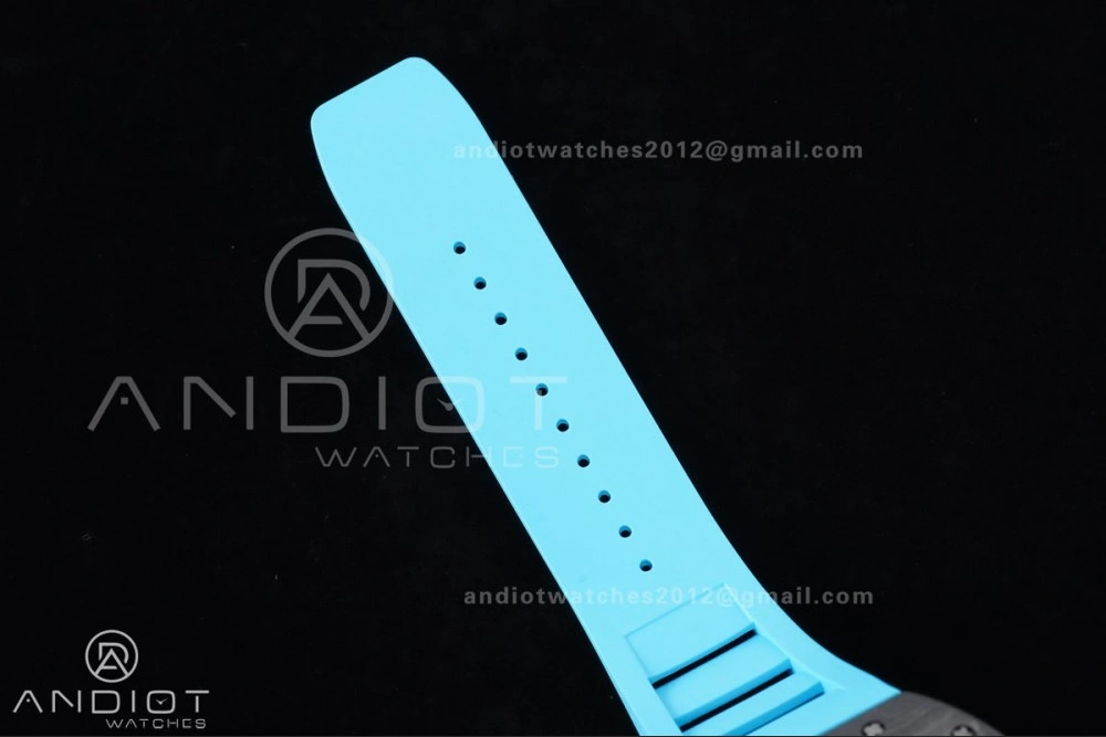ZeroBulk RM055 NTPT APSF 1:1 Best Edition Blue Inner Bezel Blue Crown On Blue Rubber Strap RMUL2 Super Clone 1228