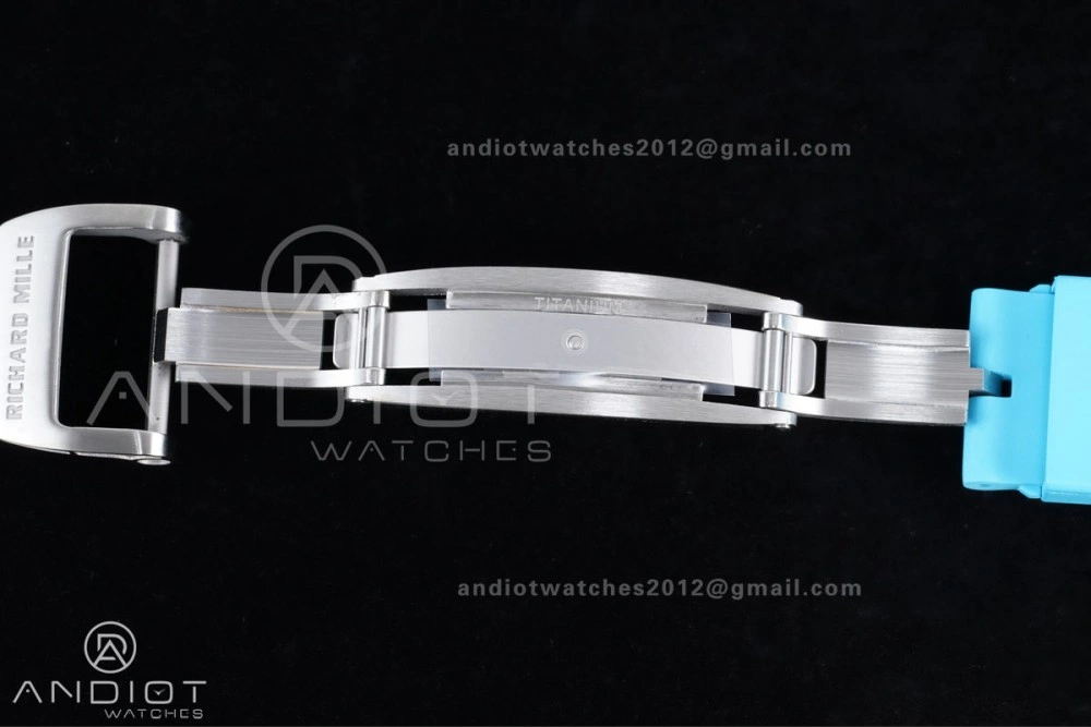ZeroBulk RM055 NTPT APSF 1:1 Best Edition Blue Inner Bezel Blue Crown On Blue Rubber Strap RMUL2 Super Clone 1228