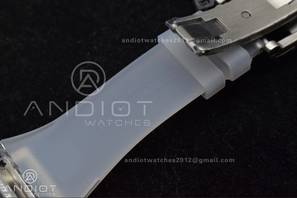 RM56-02 Transparent Tourbillon RMF Best Edition Skeleton White Dial on Transparent Rubber Strap SunProtective 1238