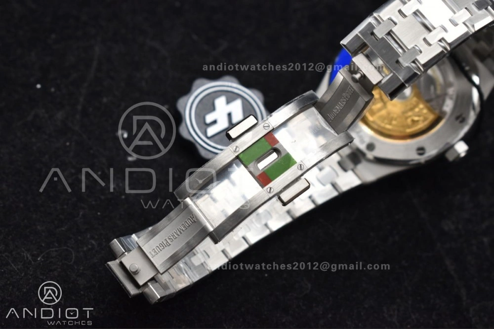 Royal Oak 37mm 15450 SS ZF 1:1 Best Edition Gray Textured Dial on SS Bracelet SA3120 Super Clone Attractive 1030