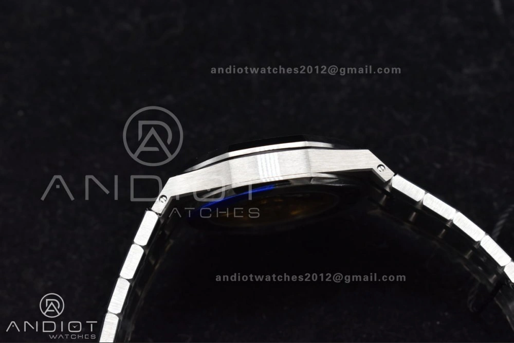 Royal Oak 37mm 15450 SS ZF 1:1 Best Edition Gray Textured Dial on SS Bracelet SA3120 Super Clone Attractive 1030