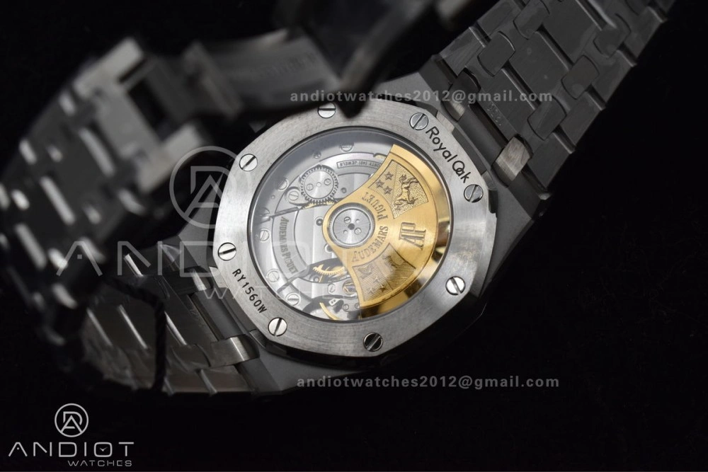 Royal Oak 37mm 15450 SS ZF 1:1 Best Edition Gray Textured Dial on SS Bracelet SA3120 Super Clone Attractive 1030