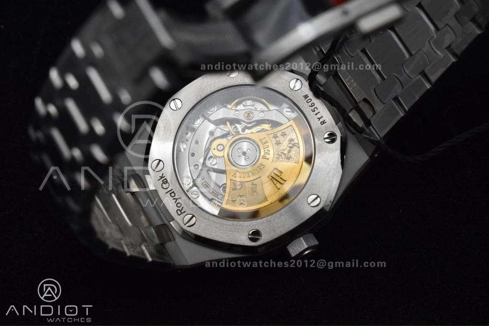 Royal Oak 37mm 15450 SS ZF 1:1 Best Edition Gray Textured Dial on SS Bracelet SA3120 Super Clone Attractive 1030