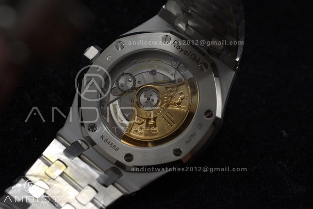 Snug Royal Oak 37mm 15454 Frosted SS APSF 1:1 Best Edition Grey Textured Dial on SS Bracelet SA3120 Super Clone 100
