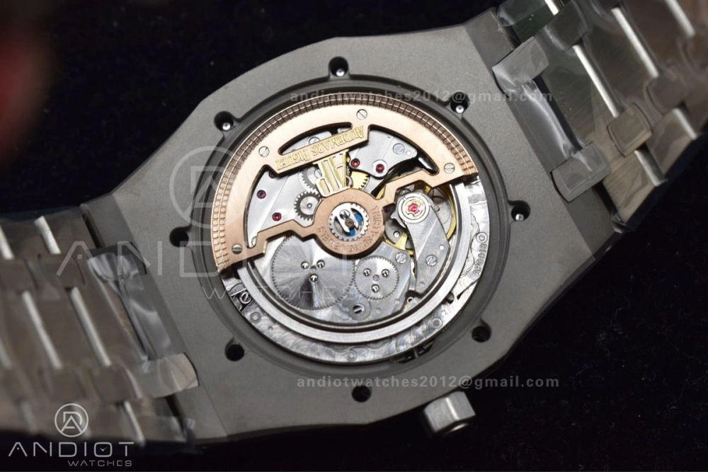 Stylish Royal Oak 39mm 15202 SS ZF 1:1 Best Edition Blue Textured Dial on SS Bracelet A 1043