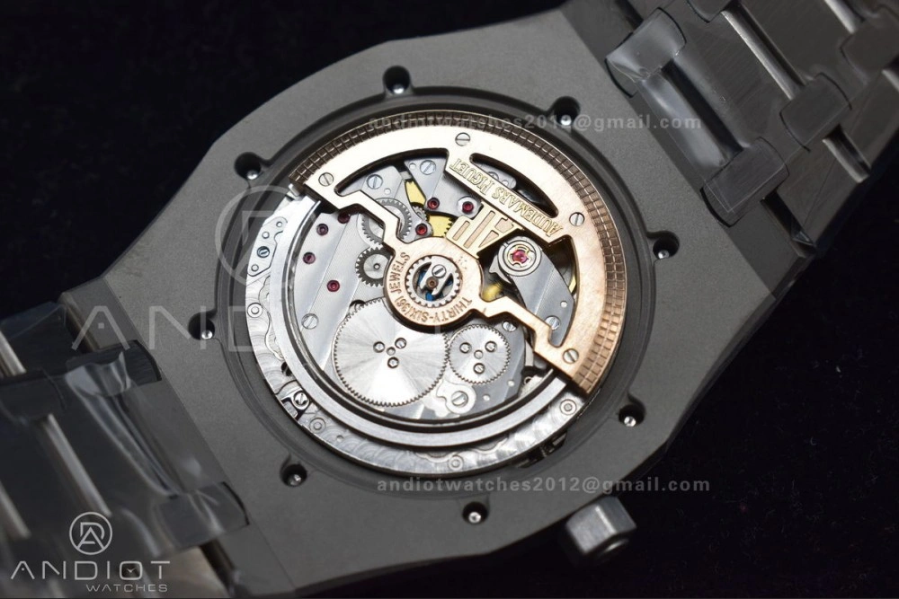 Stylish Royal Oak 39mm 15202 SS ZF 1:1 Best Edition Blue Textured Dial on SS Bracelet A 1043