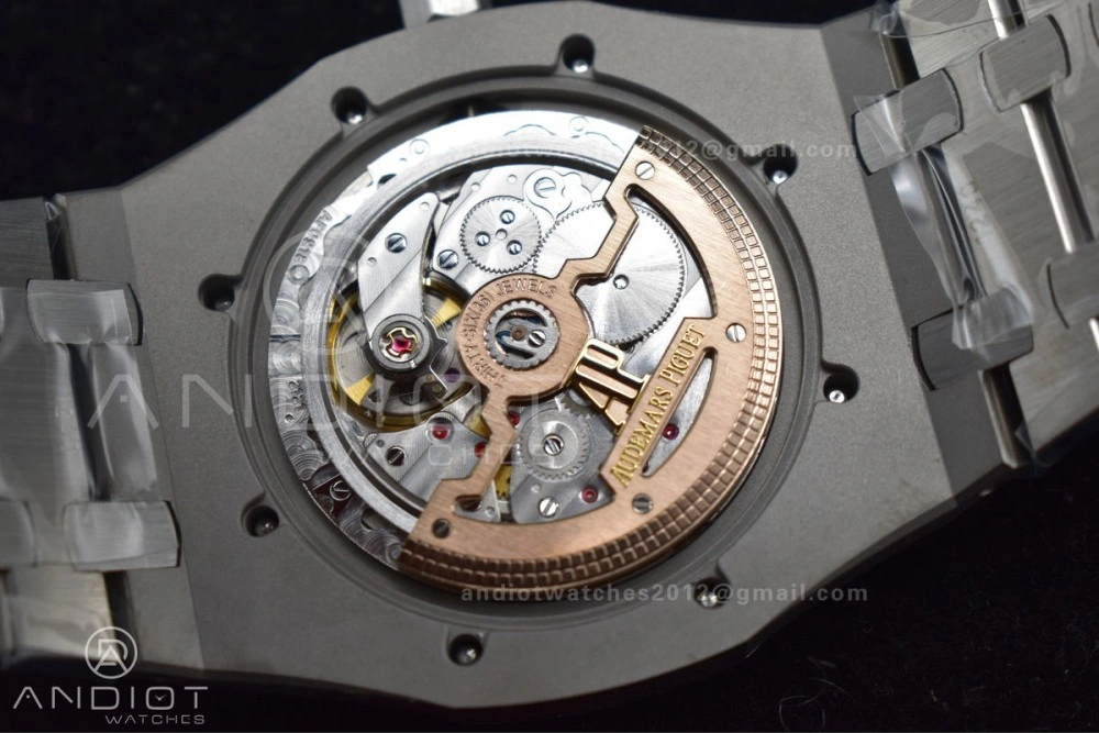 Stylish Royal Oak 39mm 15202 SS ZF 1:1 Best Edition Blue Textured Dial on SS Bracelet A 1043