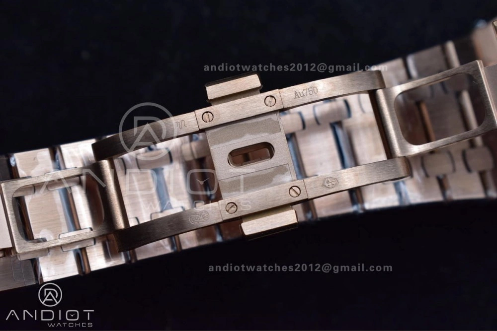 Bold Royal Oak 41mm 15400 RG APSF 1:1 Best Edition Blue Textured Dial on RG Bracelet SA3120 Super Clone V 126