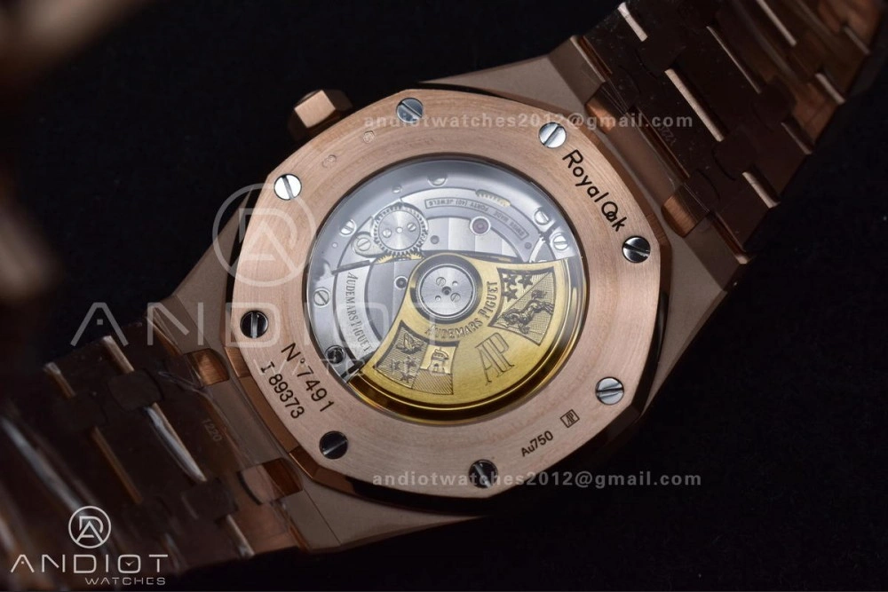 Bold Royal Oak 41mm 15400 RG APSF 1:1 Best Edition Blue Textured Dial on RG Bracelet SA3120 Super Clone V 126