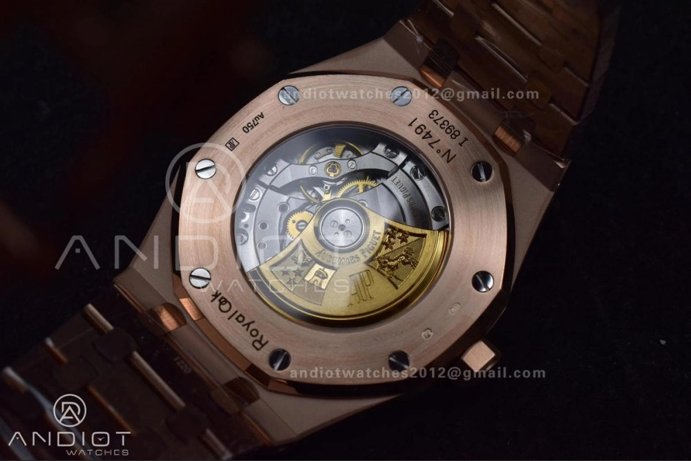 Bold Royal Oak 41mm 15400 RG APSF 1:1 Best Edition Blue Textured Dial on RG Bracelet SA3120 Super Clone V 126