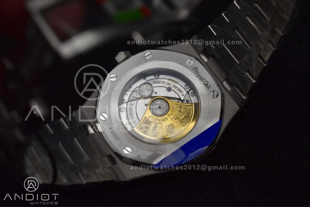 QuickDry Royal Oak 41mm 15400 SS ZF 1:1 Best Edition White Textured Dial on SS Bracelet A 132