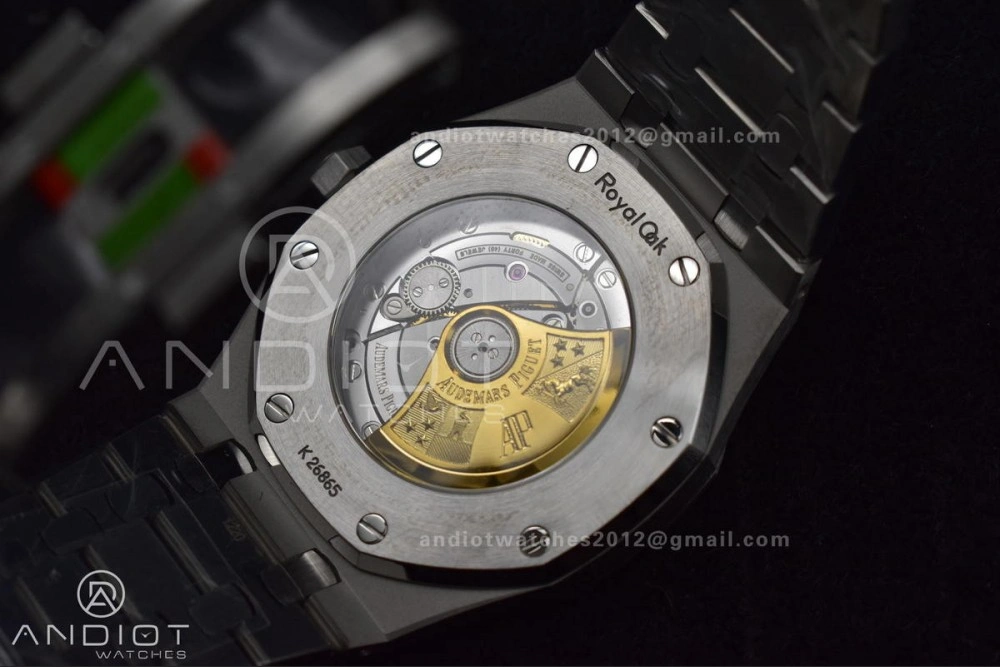 QuickDry Royal Oak 41mm 15400 SS ZF 1:1 Best Edition White Textured Dial on SS Bracelet A 132