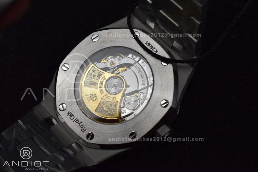 QuickDry Royal Oak 41mm 15400 SS ZF 1:1 Best Edition White Textured Dial on SS Bracelet A 132