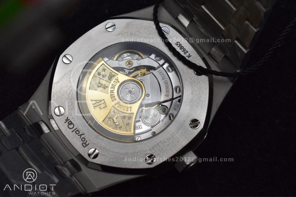 QuickDry Royal Oak 41mm 15400 SS ZF 1:1 Best Edition White Textured Dial on SS Bracelet A 132