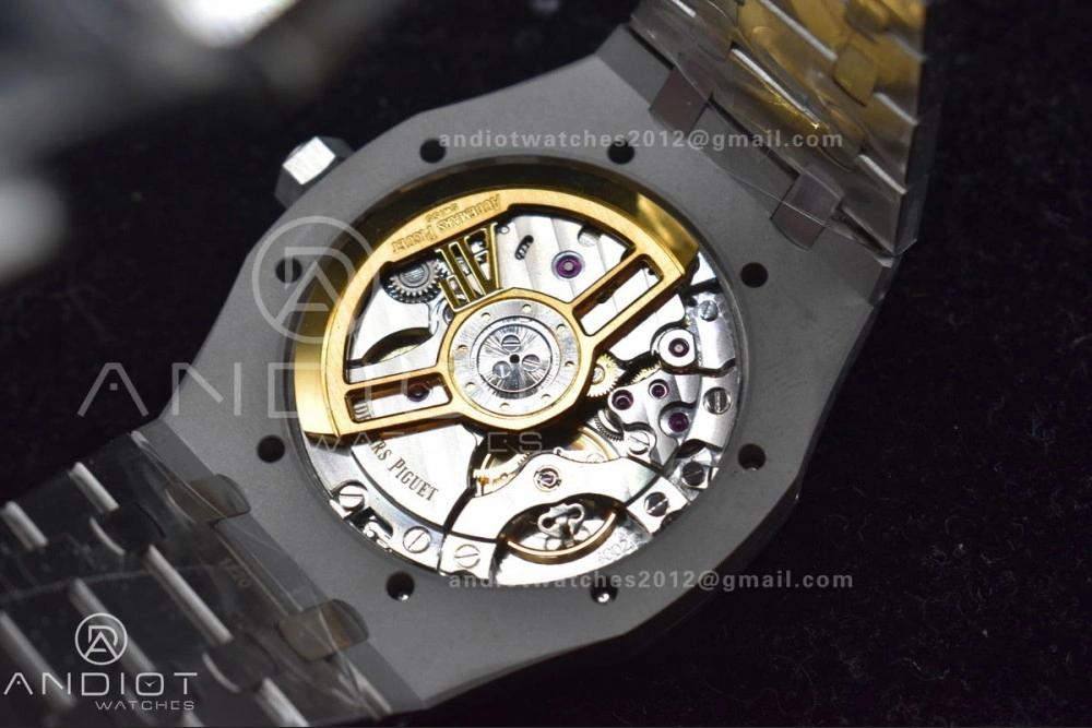 Durable Royal Oak 41mm 15500 SS APSF 1:1 Best Edition Blue Textured Dial on SS Bracelet A4302 Super Clone 104