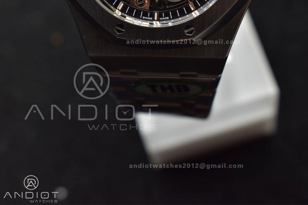 Royal Oak 41mm Open worked 15407 SS THBF 1:1 Best Edition on SS Bracelet SA OnTrend 144