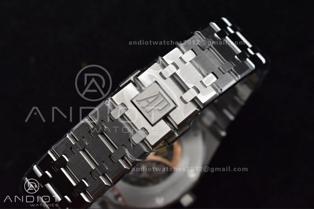 Royal Oak 41mm Open worked 15407 SS THBF 1:1 Best Edition on SS Bracelet SA OnTrend 144