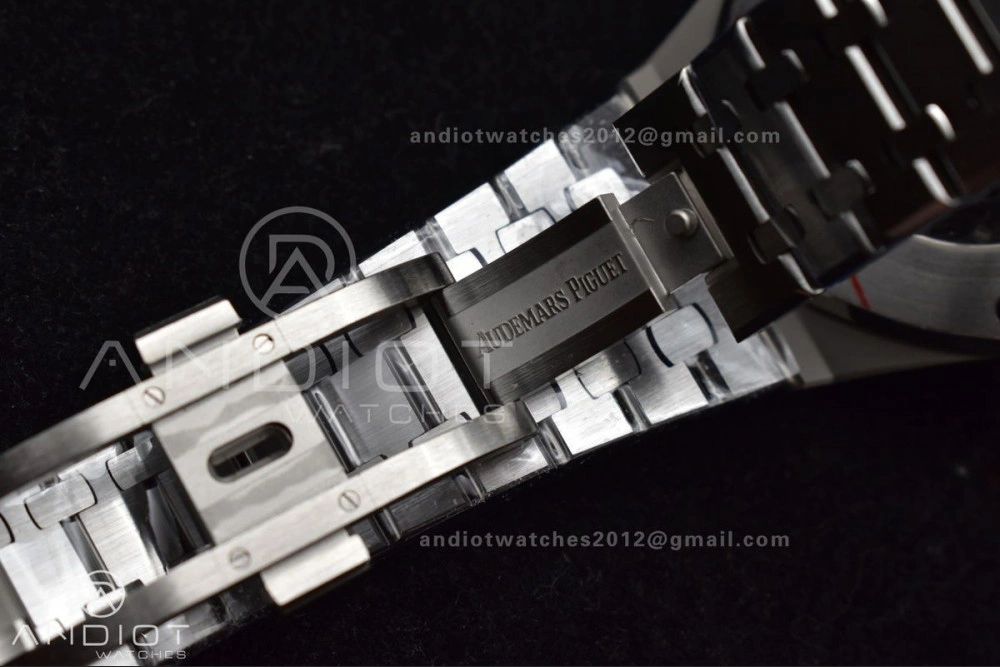 Royal Oak 41mm Open worked 15407 SS THBF 1:1 Best Edition on SS Bracelet SA OnTrend 144