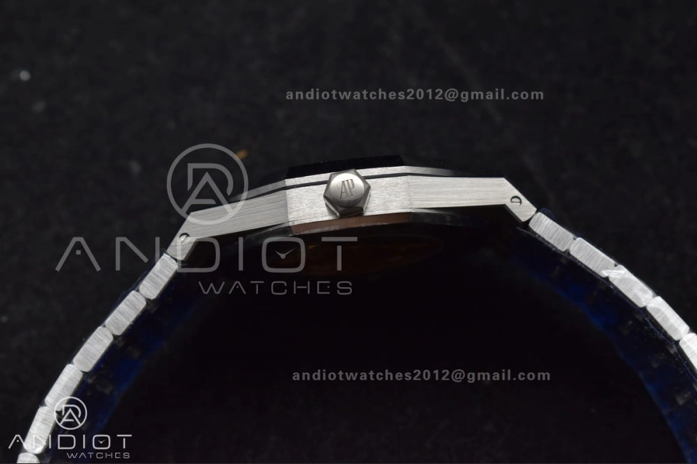 Royal Oak 41mm Open worked 15407 SS THBF 1:1 Best Edition on SS Bracelet SA OnTrend 144