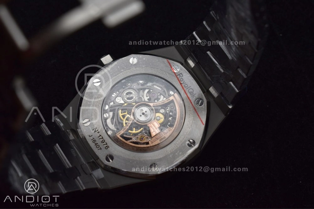 Royal Oak 41mm Open worked 15407 SS THBF 1:1 Best Edition on SS Bracelet SA OnTrend 144