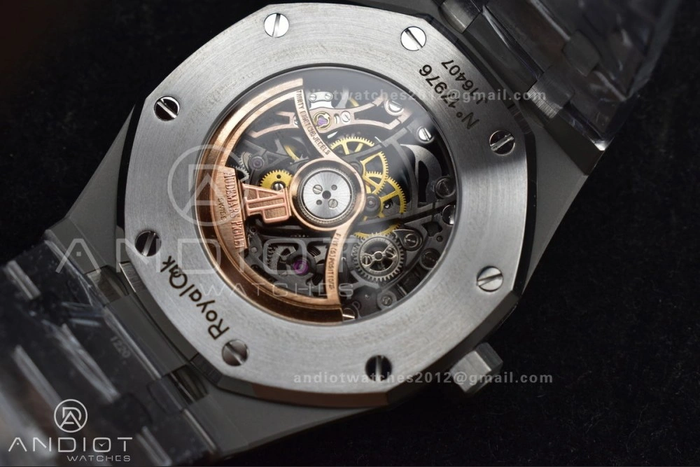 Royal Oak 41mm Open worked 15407 SS THBF 1:1 Best Edition on SS Bracelet SA OnTrend 144