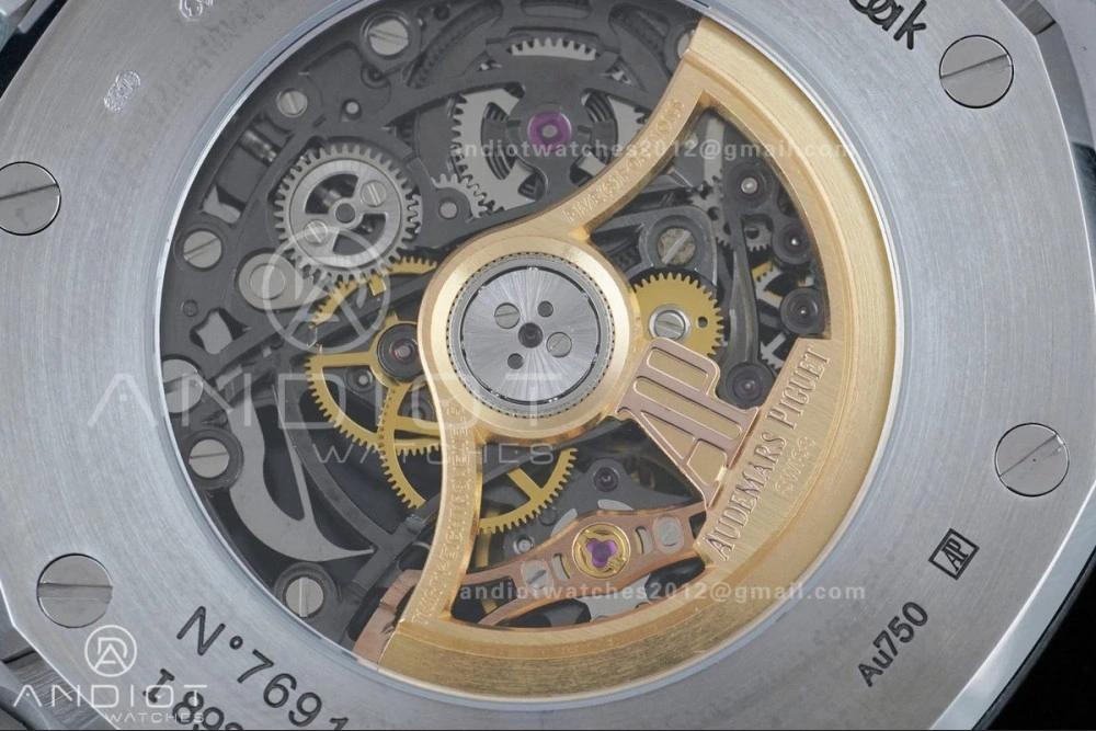 Lightweight Royal Oak 41mm Openworked 15407 SS Frosted THBF 1:1 Best Edition on SS Bracelet SA3132 V 138