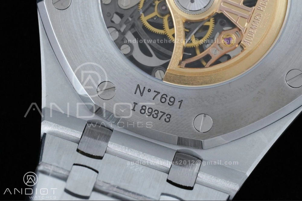 Lightweight Royal Oak 41mm Openworked 15407 SS Frosted THBF 1:1 Best Edition on SS Bracelet SA3132 V 138